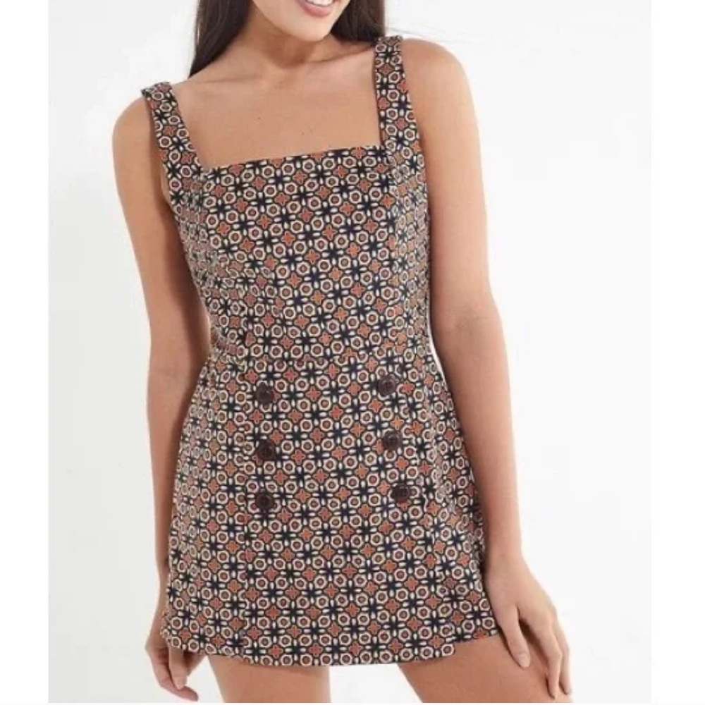 Urban Outfitters Daley Corduroy Skort Romper